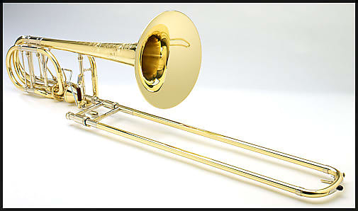 Shires Custom Bass Trombone with Axial-Flow F/G♭ Attachment image 1