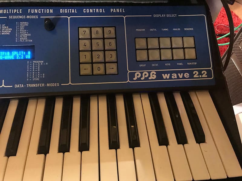PPG Wave 2.2 with Midi and modified Display 1985 Blue image 1