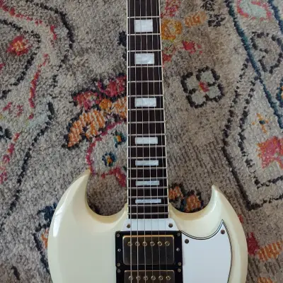 Burny SG Custom 1990 White | Reverb