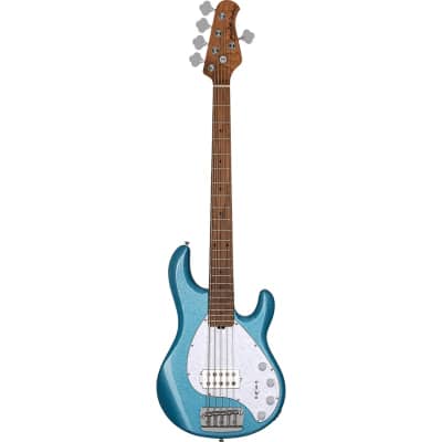 STERLING BY MUSIC MAN - RAY35-BSK-M1 - Basse électrique Ray35 Blue Sparkle for sale