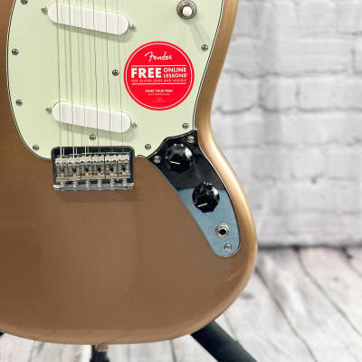 2017 Fender Mustang White Player/Offset-Series MIM | Reverb