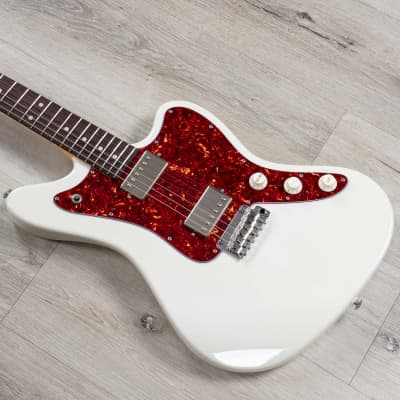 Suhr Classic JM HH Guitar, Gotoh 510 Tremolo, Olympic White for sale