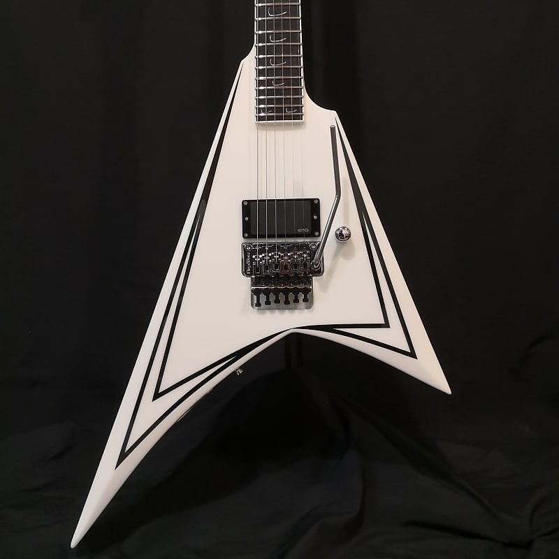 Edwards ESP Alexi Laiho Signature E-Scythe Flying V 2021 White