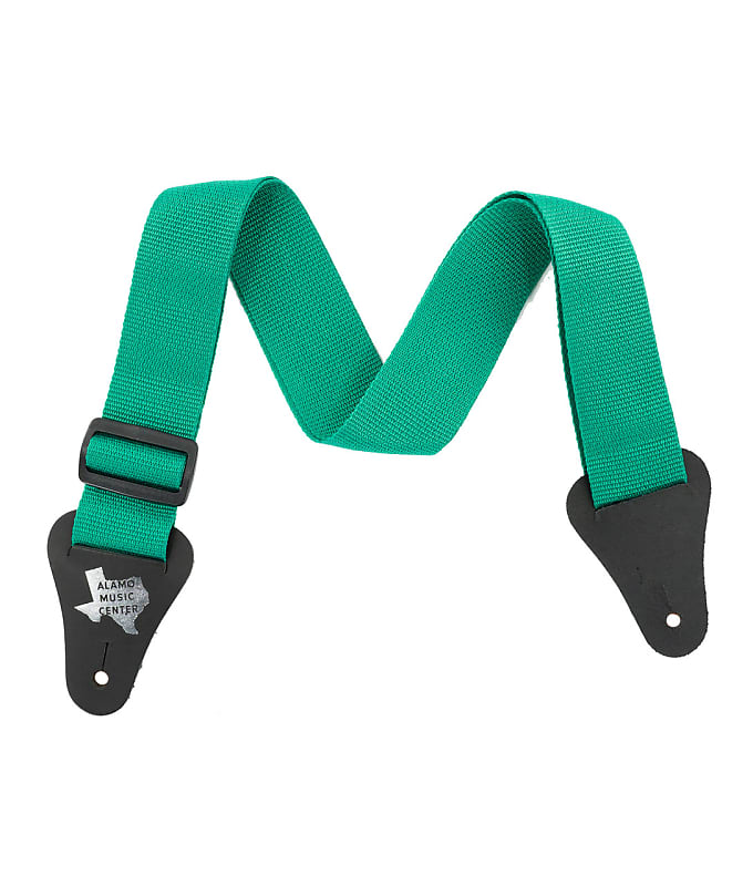 Alamo Music Center Nylon Guitar Strap Green Reverb
