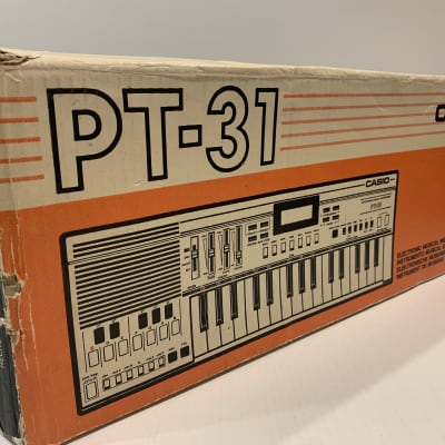 Casio PT-31 Electronic Grey Keyboard + Original Box and Casio PT-31 Electronic Grey Keyboard + Original Box and