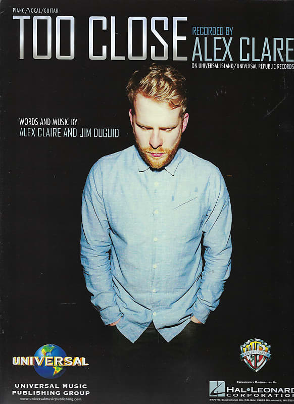 Alex Clare Too Close Sheet Music | Reverb