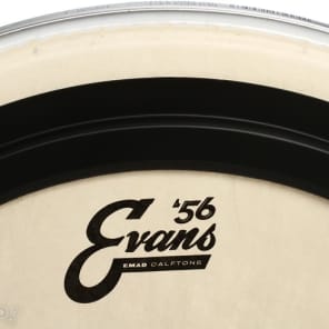 Evans EMAD Calftone Bass Drumhead - 16 inch image 5