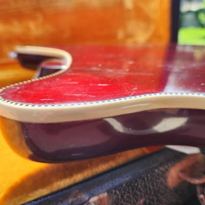 1968 Rickenbacker 375 Burgundy Glo Vintage Semi-Hollow with Rick-O-Sound & Accent Vibrato with Hardshell Case image 21