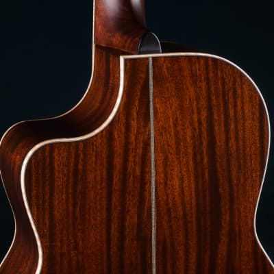 Huss and Dalton FS-41 African Mahogany and Bearclaw Italian Spruce with Paua Pearl NEW image 21