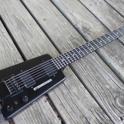 Steinberger GL2 Headless Hardtail Guitar Black image 1