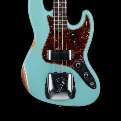 Fender Custom Shop '62 Jazz Bass Relic - Aged Daphne Blue #72362 for sale