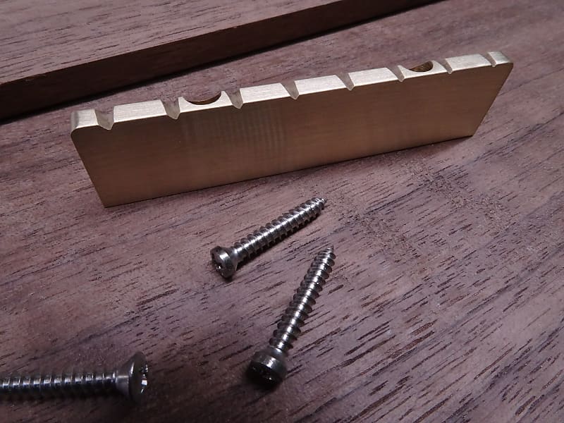 Rukavina 8 String Lap Steel Nut Brass 5/16" string spacing Reverb