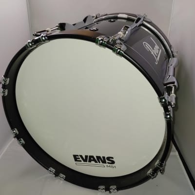 USED Pearl 16"x14" Championship Maple Bass Drum with Piano Black Lacquer Finish WITH COVER image 1