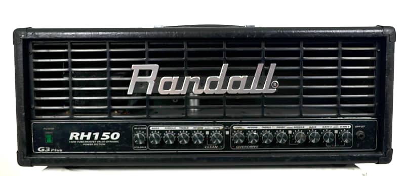 Randall RH 150 G3 Plus 150-Watt Solid State Guitar Amp Head  - Black image 1