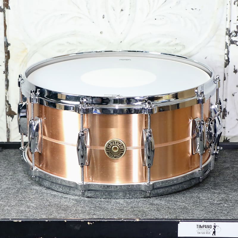 Gretsch USA CUSTOM Snare Drum Copper 2mm 14X6.5in image 1
