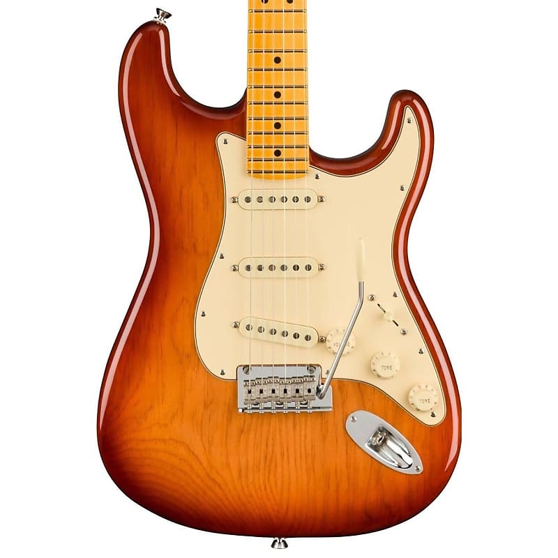 Fender American Professional II Stratocaster Electric Guitar (Sienna Sunburst, Maple Fretboard) image 1