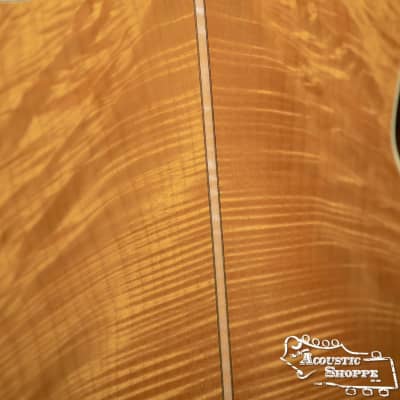 (Floor Model w/ Full Warranty) Preston Thompson Custom Shop OOOO-CWJMS Sitka/Figured Maple Acoustic Guitar #1404 image 11