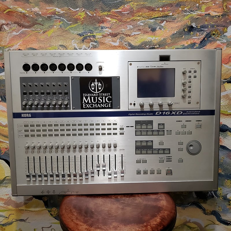 2000's Korg D16XD Digital Recorder w/ Manual & Power Cable (Used) 