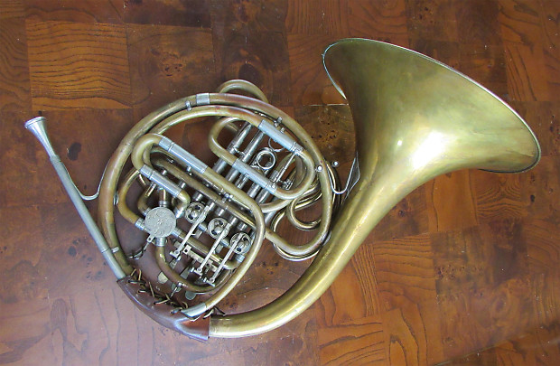 Rare Vintage Alexander Double French Horn -Early 1900