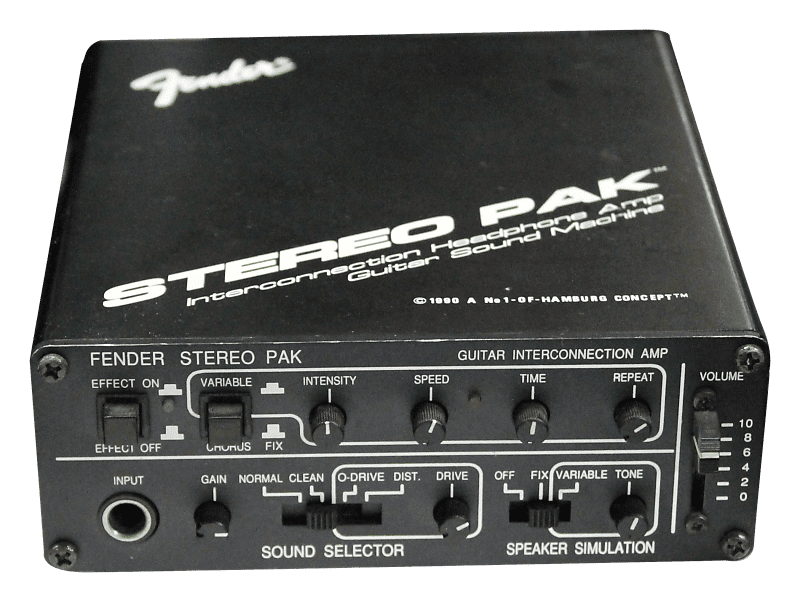 Fender Stereo Pak DI Box / Amp simulator Reverb