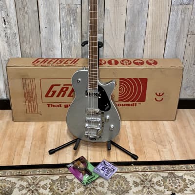 New Gretsch G5260T Electromatic Jet Baritone with Bigsby   Airline Silver, Support Small Business ! image 13