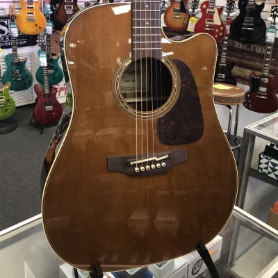 Takamine JP5DC Pro Series Acoustic Electric with Gig Case, Whiskey Brown - Made in Japan image 3