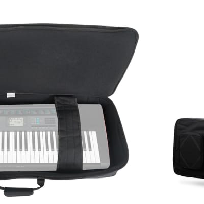 Rockville 61 Key Padded Rigid Durable Keyboard Gig Bag Case For CASIO CTK-3500