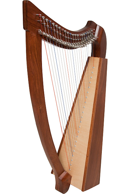 Roosebeck HTHA-N 22-String Heather Harp with Natural Side Panels image 1