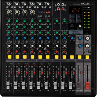 Yamaha MG12X CV 12 CHANNEL MIXER WITH SPX EFFECTS