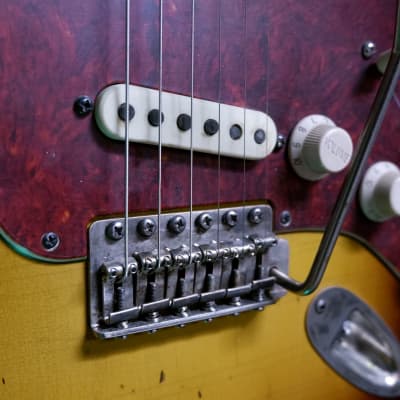 Keith Holland Custom S-ANS #1327 - Nitro 3-Tone Sunburst image 11