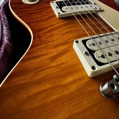 RARE Gibson Custom Shop Vic Dapra "Blood on the Tracks" Les Paul Aged 59 R9 8.2lbs! 2016 - Sunburst image 10