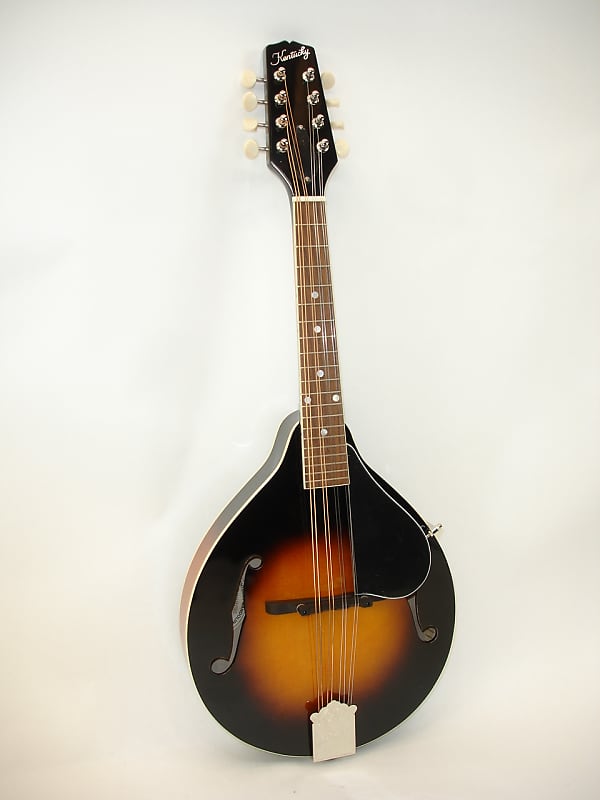 Kentucky Mandolins KM-150 Standard A-Model Mandolin – Vintage Sunburst w/  Gig Bag