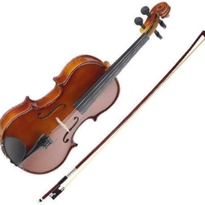 Stagg Model VN-1/4 - 1/4 Size Solid Maple Violin with case, bow and accessories image 2
