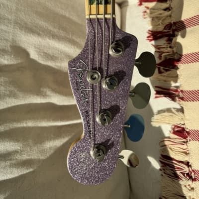 Fender Limited Edition Adam Clayton Precision Bass 2017 - Purple Sparkle image 5