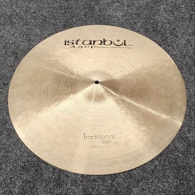 Used Istanbul Agop Traditional Heavy Hi Hat Cymbals 15