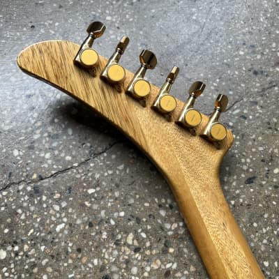 Kurt Wilson Korina Explorer Electric Guitar - Natural image 18