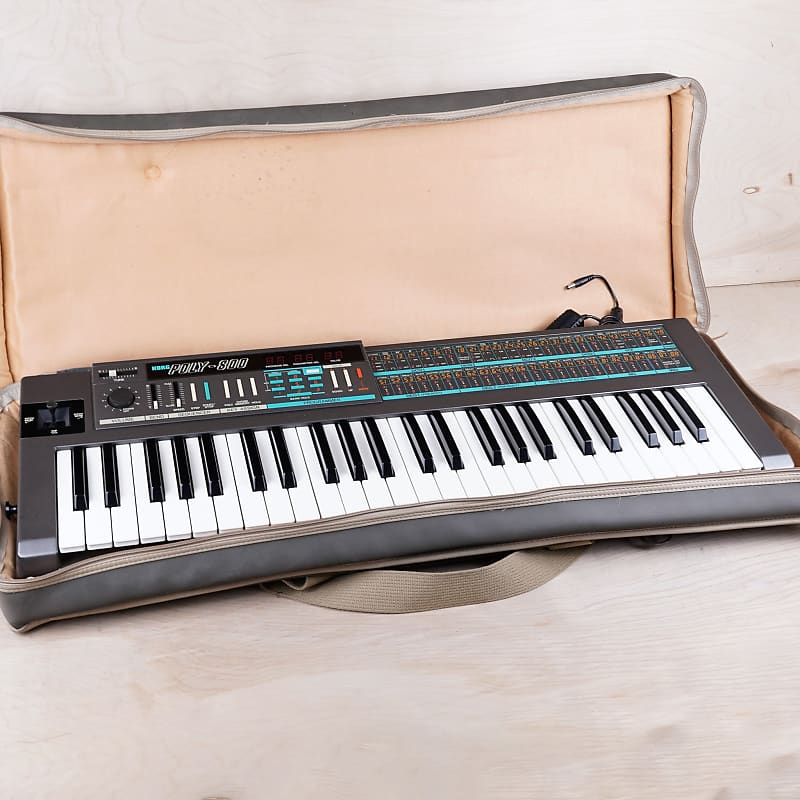 Korg Poly-800 Polyphonic Analog Synthesizer 1983 Made in Japan MIJ w/ Bag image 1