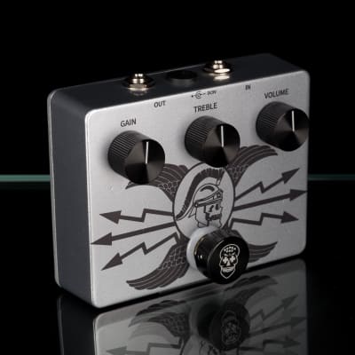 Flattley Guitar Effect Pedals Silver Line Silver Centurion Transparent Overdrive Guitar Pedal image 4