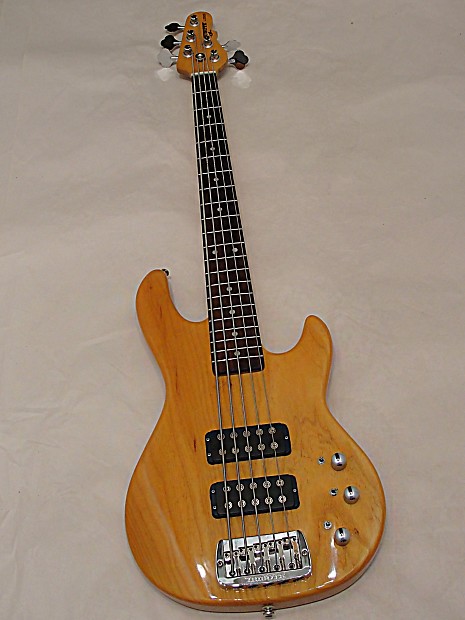 G&L Tribute L2500 5 String Bass Guitar Swamp Ash Body 2005