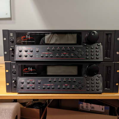 E-MU Systems E64 Rackmount 64-Voice Sampler Workstation 1996 - Black