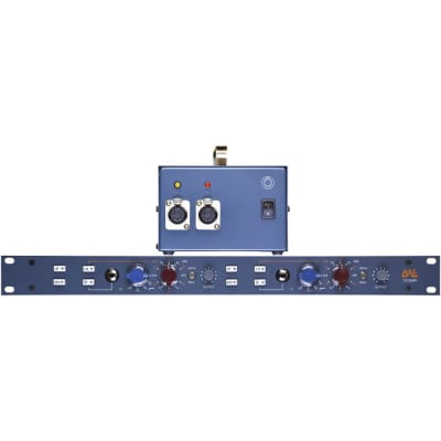 BAE 1073MPF Dual-Channel 1073-Style Class A Microphone Preamp with PSU image 1