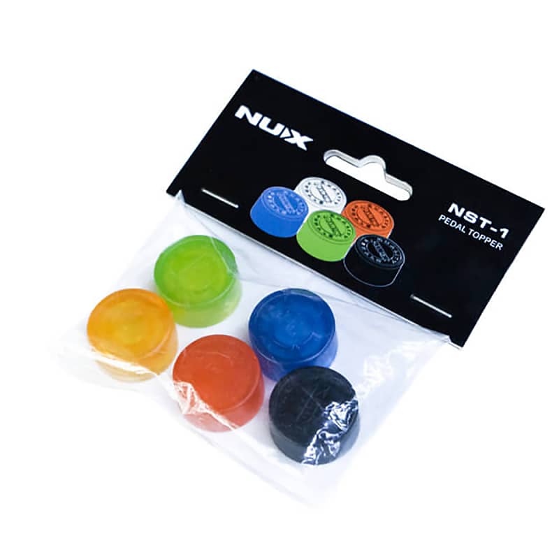 NuX Effects NST-1 Pedal Topper Footswitch Cap 5-Pack image 1