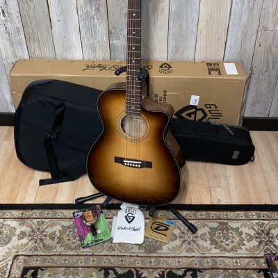 Guild Westerly Collection OM-260CE Deluxe Burl, Package: Gig Bag & Extras, Help Support Small Biz ! image 17