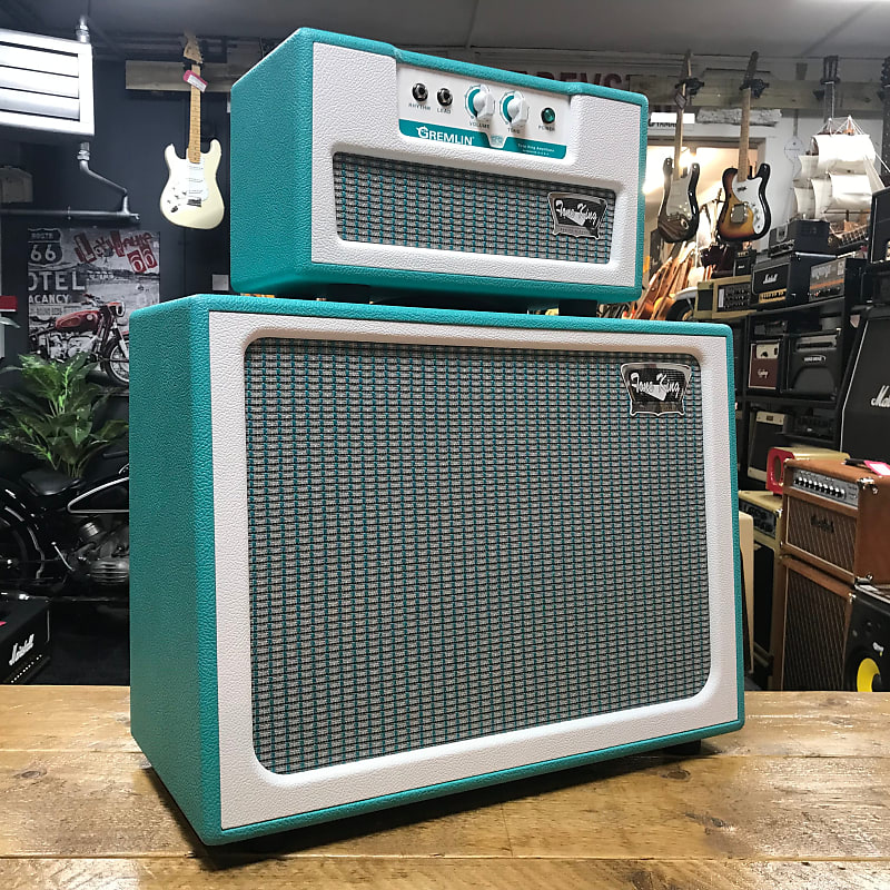 Tone King Gremlin Head & Imperial 112 Cabinet in Turquoise ...