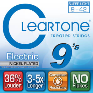 Cleartone Extra-Light Coated Electric Strings