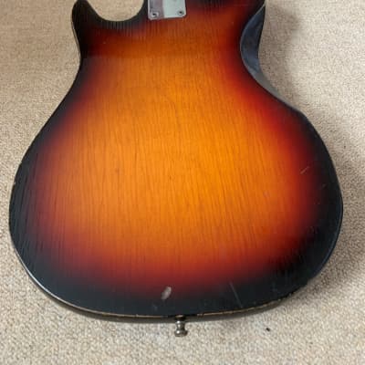 Egmond  Electric Bass  1960's Sunburst image 11