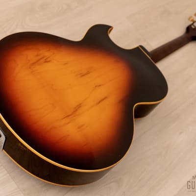 1968 Gibson ES-175 D Vintage Archtop Electric Guitar Sunburst w/ Pat # Pickups, Case image 16