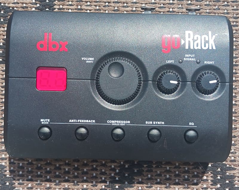 dbx goRack ポータブルインターフェース dbx goRack Performance Processor | Sweetwater