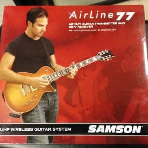 Samson Airline 77 True Diversity UHF Wireless Gibson Les Paul-Style Guitar System - Channel N1 (642.375 MHz)