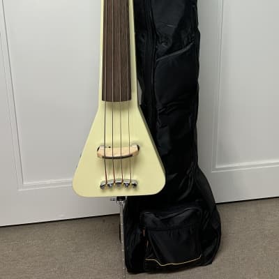 Warwick Rockbass Triumph Lite Electric Upright Bass Guitar - Solid Creme White High Polish for sale